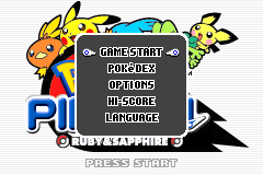 Screenshot from Pokemon Pinball - Ruby & Sapphire (Europe) (En,Fr,De,Es,It)