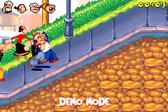 Screenshot from Popeye - Rush for Spinach (USA, Europe) (En,Fr,De,Es,It)