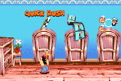 Screenshot from Popeye - Rush for Spinach (USA, Europe) (En,Fr,De,Es,It)
