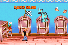 Screenshot from Popeye - Rush for Spinach (USA, Europe) (En,Fr,De,Es,It)