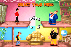 Screenshot from Popeye - Rush for Spinach (USA, Europe) (En,Fr,De,Es,It)