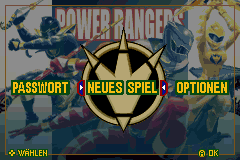 Screenshot from Power Rangers - Dino Thunder (Europe) (Fr,De)
