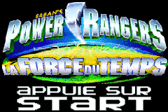 Screenshot from Power Rangers - La Force du Temps (France)