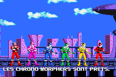 Screenshot from Power Rangers - La Force du Temps (France)