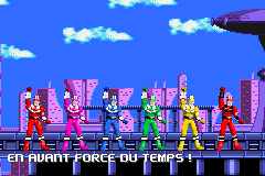 Screenshot from Power Rangers - La Force du Temps (France)