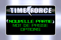 Screenshot from Power Rangers - La Force du Temps (France)