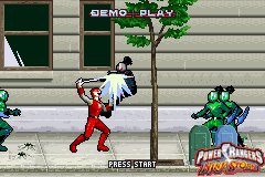 Screenshot from Power Rangers - Ninja Storm (USA)
