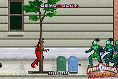 Screenshot from Power Rangers - Ninja Storm (USA)