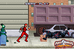Screenshot from Power Rangers - Ninja Storm (USA)