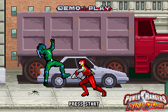 Screenshot from Power Rangers - Ninja Storm (USA)