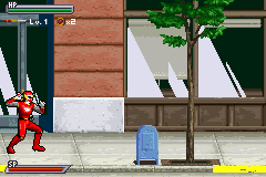 Screenshot from Power Rangers - Ninja Storm (USA)