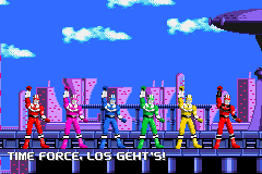 Screenshot from Power Rangers - Time Force (Germany)