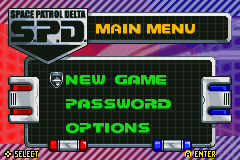 Screenshot from Power Rangers S.P.D. (Europe) (En,Fr,De)