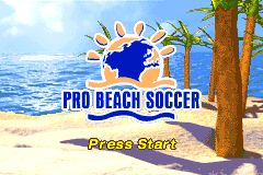 Screenshot from Pro Beach Soccer (Europe) (En,Fr,De,Es,It,Pt)