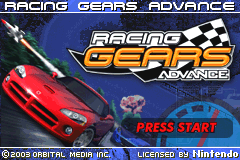 Screenshot from Racing Gears Advance (USA) (Beta)
