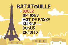 Screenshot from Ratatouille (Europe) (Fr,De,Nl)