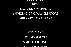 Screenshot from Revenge of Shinobi, The (USA)