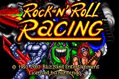 Screenshot from Rock 'N Roll Racing (USA)