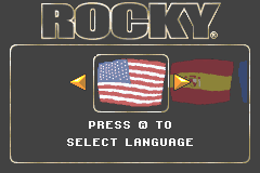 Screenshot from Rocky (USA) (En,Fr,De,Es,It)