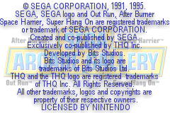Screenshot from SEGA Arcade Gallery (USA)