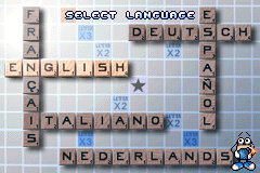 Screenshot from Scrabble Scramble! (Europe) (En,Fr,De,Es,It,Nl)