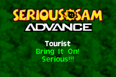 Screenshot from Serious Sam Advance (Europe) (En,Fr,De)