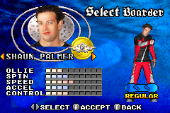 Screenshot from Shaun Palmer's Pro Snowboarder (USA, Europe)