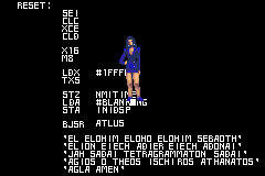 Screenshot from Shin Megami Tensei (Japan)