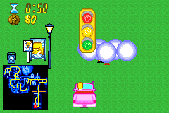 Screenshot from Simpsons, The - Road Rage (Europe) (En,Fr,De,Es,It)