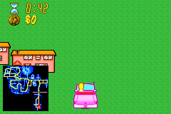 Screenshot from Simpsons, The - Road Rage (USA, Europe)