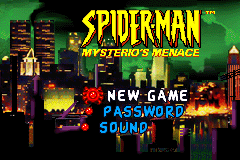 Screenshot from Spider-Man - Mysterio's Menace (USA, Europe)