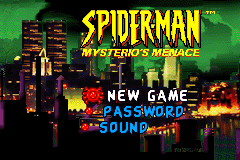 Screenshot from Spider-Man - Mysterio's Menace (USA, Europe)