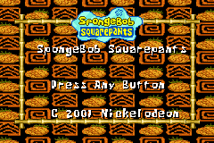 Screenshot from SpongeBob SquarePants - SuperSponge (USA, Europe) (Beta) (2001-06-06T113400)