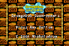 Screenshot from SpongeBob SquarePants - SuperSponge (USA, Europe) (Beta) (2001-06-06T113900)