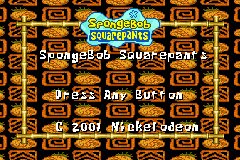 Screenshot from SpongeBob SquarePants - SuperSponge (USA, Europe) (Beta) (2001-06-06T113900)
