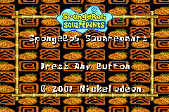 Screenshot from SpongeBob SquarePants - SuperSponge (USA, Europe) (Beta) (2001-06-06T113900)