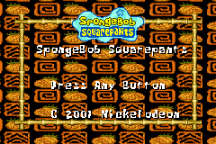 Screenshot from SpongeBob SquarePants - SuperSponge (USA, Europe) (Beta) (2001-06-06T113900)
