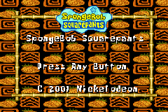 Screenshot from SpongeBob SquarePants - SuperSponge (USA, Europe) (Beta) (2001-06-06T113900)