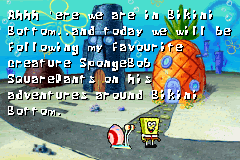 Screenshot from SpongeBob SquarePants - SuperSponge (USA, Europe) (Beta) (2001-07-31)