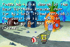 Screenshot from SpongeBob SquarePants - SuperSponge (USA, Europe) (Beta) (2001-07-31)