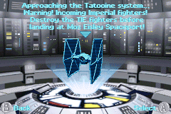 Screenshot from Star Wars - Flight of the Falcon (Europe) (En,Fr,De)