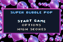 Screenshot from Super Bubble Pop (Europe) (En,Fr,De,Es,It,Nl,Pt,Sv)