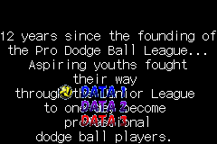 Screenshot from Super Dodge Ball Advance (USA) (Rev 1)