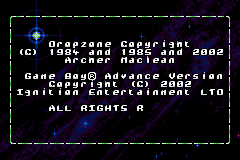 Screenshot from Super Dropzone - Intergalactic Rescue Mission (Europe)