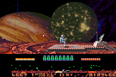 Screenshot from Super Dropzone - Intergalactic Rescue Mission (Europe)