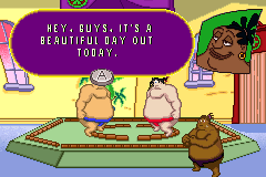 Screenshot from Super Duper Sumos (USA)