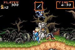 Screenshot from Super Ghouls'n Ghosts (USA, Europe)