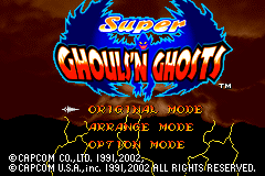 Screenshot from Super Ghouls'n Ghosts (USA, Europe)