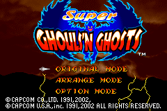Screenshot from Super Ghouls'n Ghosts (USA) (Virtual Console)