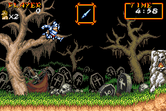 Screenshot from Super Ghouls'n Ghosts (USA) (Virtual Console)